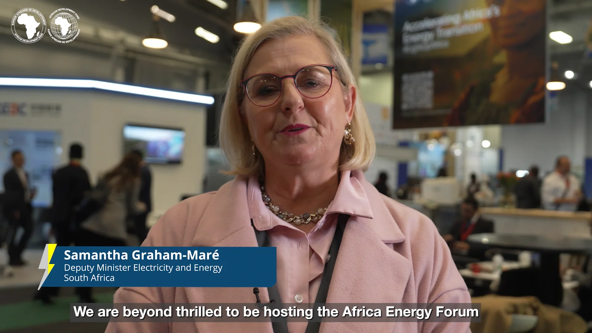 South Africa’s Deputy Minister Samantha Graham-Maré says Africa is ready to be an electricity hub